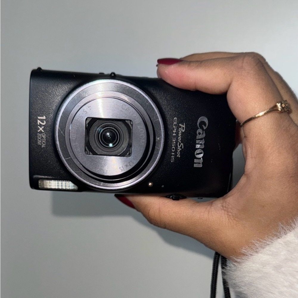 Canon 350HS PowerShot Black Digital Camera